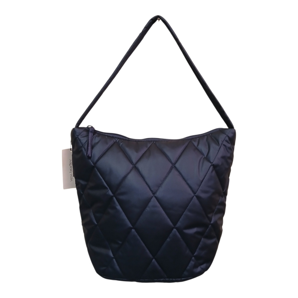 Vera Bradley Slouchy Bucket Shoulder bag Ultralight Peacoat